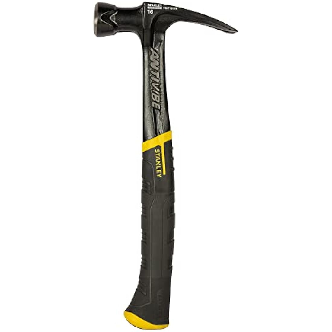 Stanley FatMax AntiVibe All Steel Rip Claw Hammer - 450g (16oz) Black