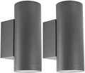 Klighten IP65 Outdoor Wall Light – 2 Pack Modern Aluminum Up Down Lamp