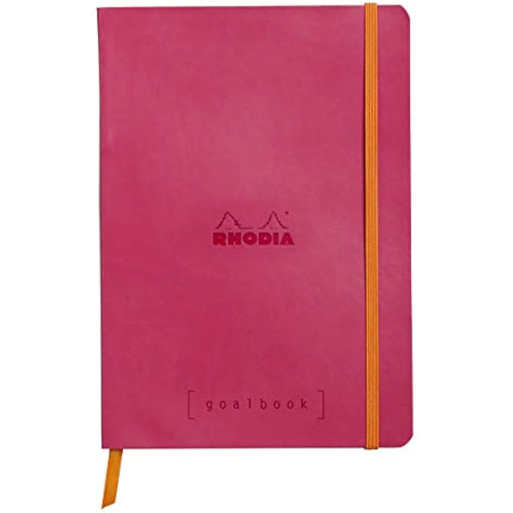 Rhodia Goalbook A5 Dotted Bullet Journal – Raspberry Faux Leather
