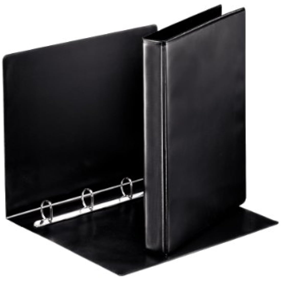 Esselte A4 4-Ring Binder | Durable Black PP Folder | 190 Sheet Capacity