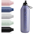 Chilly's Series 2 Flip Water Bottle – Insulated Stainless Steel, 1L