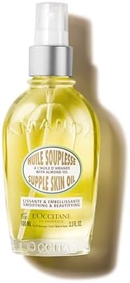 L'OCCITANE Almond Supple Skin Oil – 100ml Vegan Hydrating Body Oil
