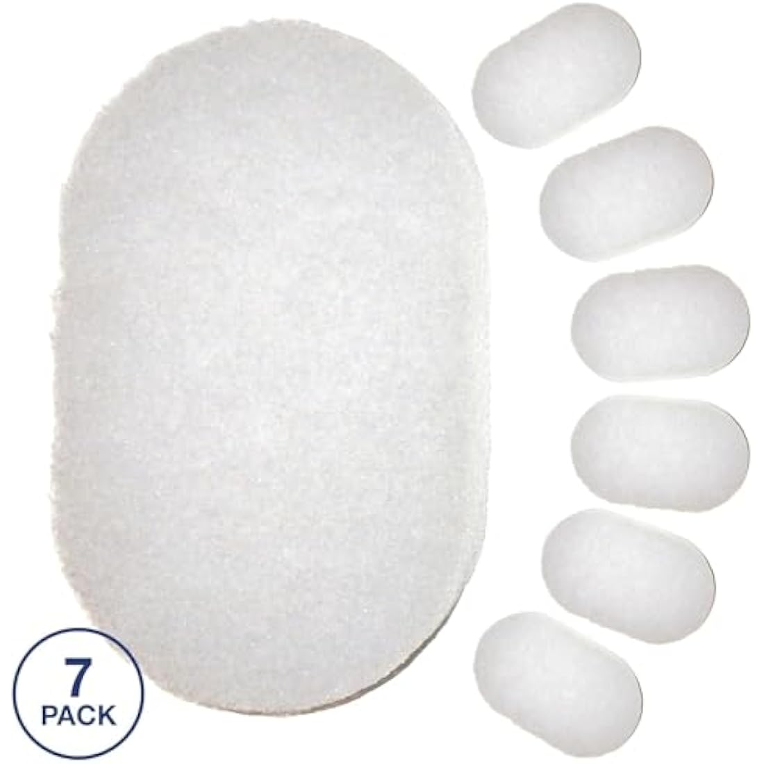 HartFelt Exfoliating Body Scrub Sponge Set | 7pk Gentle Skin Scrubber