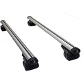 Summit SUM-003 Aluminium Roof Bars for Running Rails - 1.35m Silver