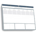Clear Mind Concepts A3 Weekly Planner Desk Pad – Undated PU Leather