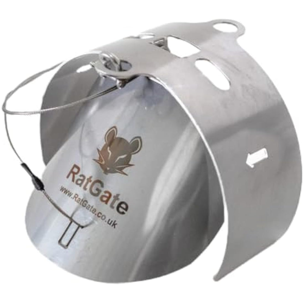 RatGate – 4" Stainless Steel Rat Flap for Drain Pipes