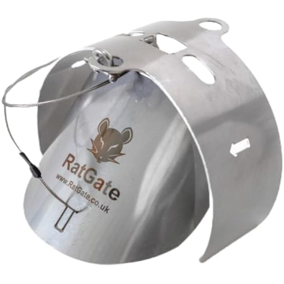 RatGate – 4" Stainless Steel Rat Flap for Drain Pipes