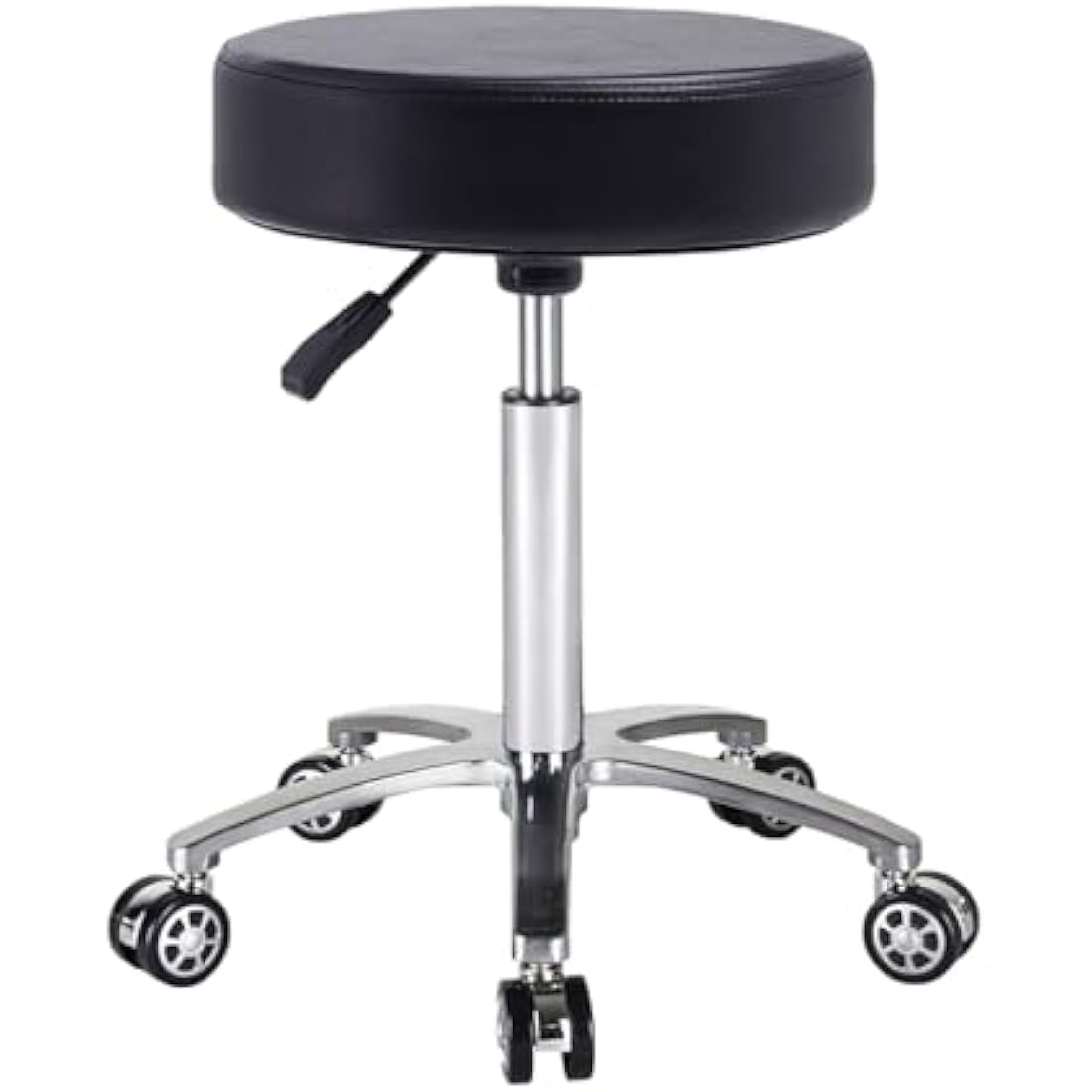 Antlu Rolling Massage Stool - Adjustable Swivel Salon Chair with Wheels