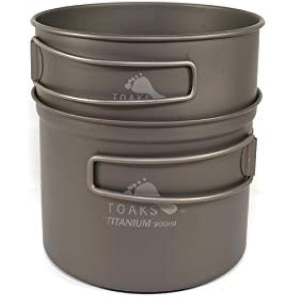 TOAKS Titanium 550ml Camping Bowl with Foldable Handles – 2.7 oz
