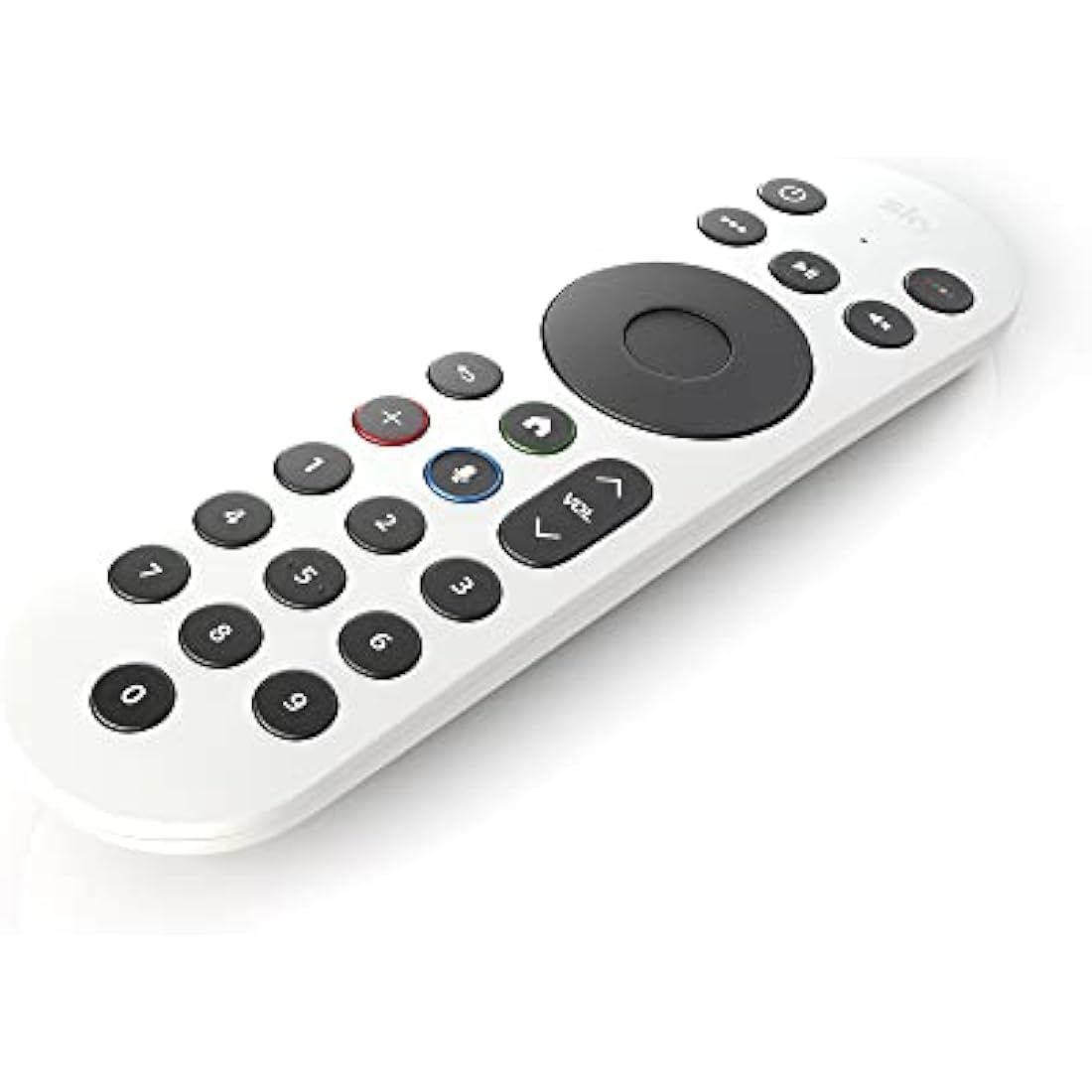 Sky Glass & Sky Stream Voice TV Remote – Ceramic White