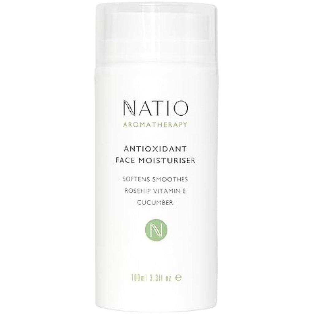 Natio Antioxidant Face Moisturiser – Rosehip & Vitamin E Cream, 100ml