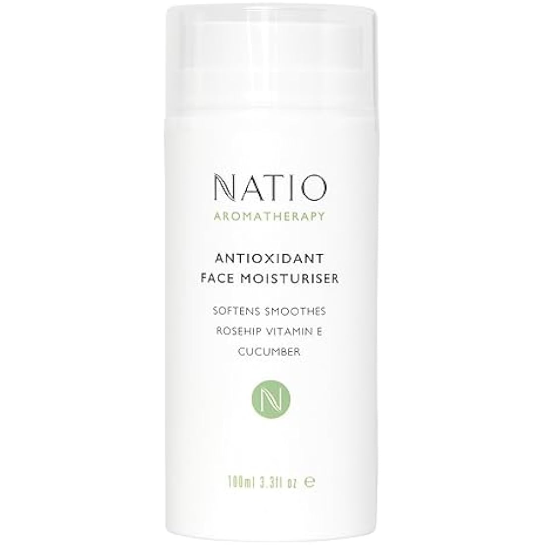 Natio Antioxidant Face Moisturiser – Rosehip & Vitamin E Cream, 100ml