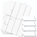 OfficeGear Printable Tent Cards - 1000 White Name Place Cards 170gsm
