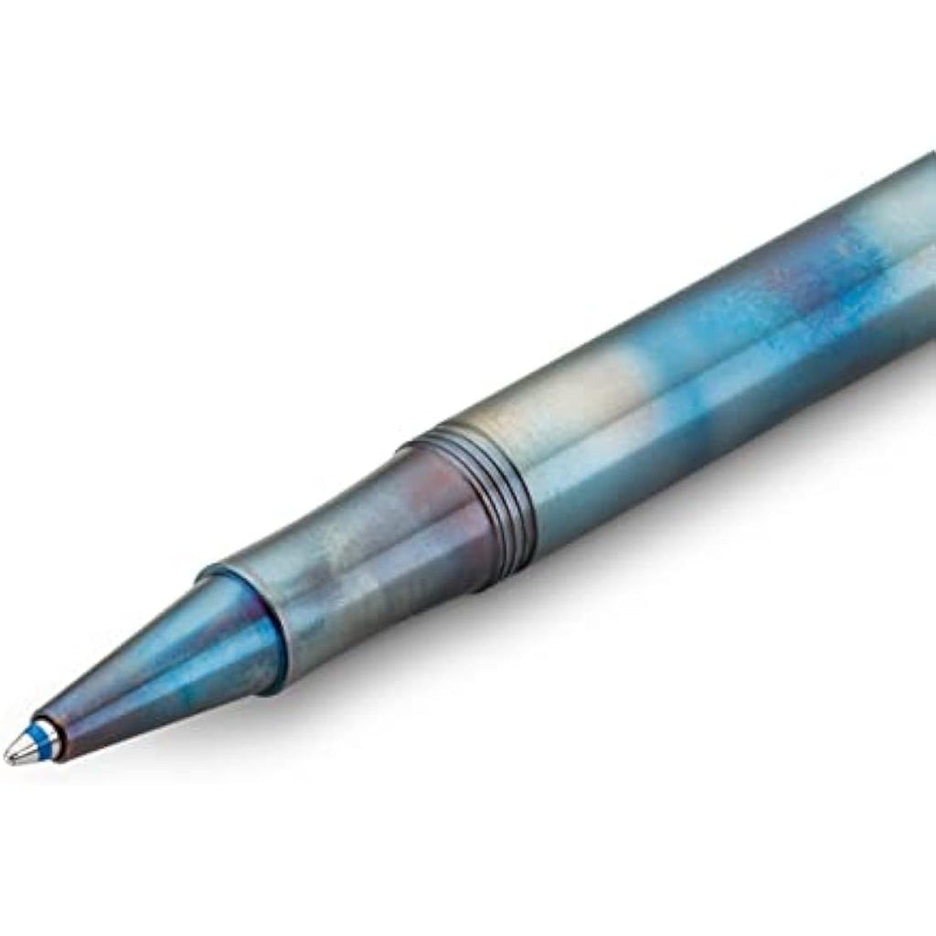 Kaweco Liliput Fireblue Ballpoint Pen | Metal Pocket Pen with D1 Refill