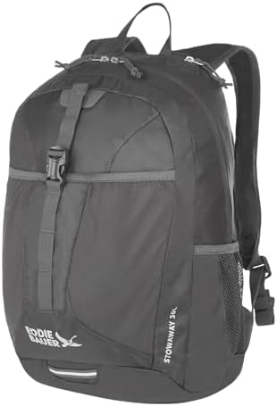 Eddie Bauer Stowaway Packable Backpack – Ripstop Polyester Hiking Bag