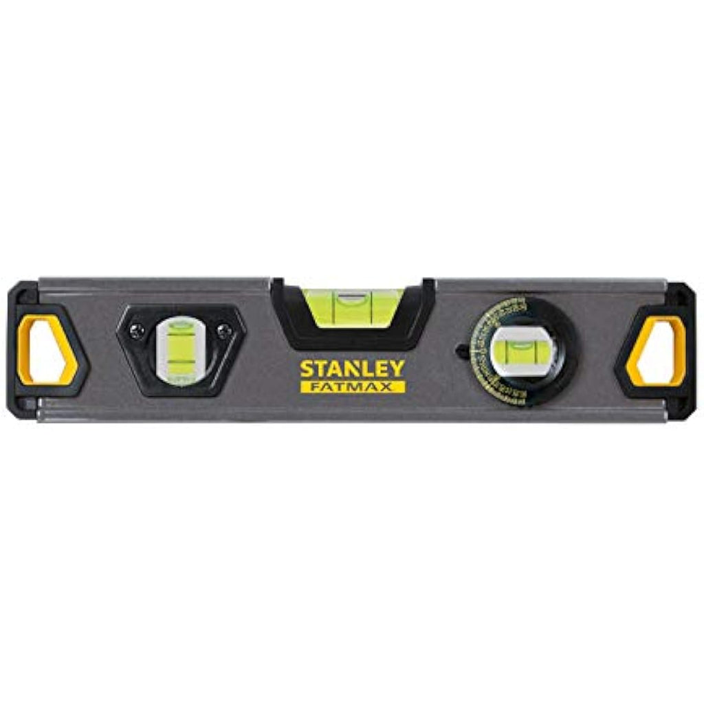 Stanley Torpedo Pro Aluminium Spirit Level - 23 cm Black Hand Tool