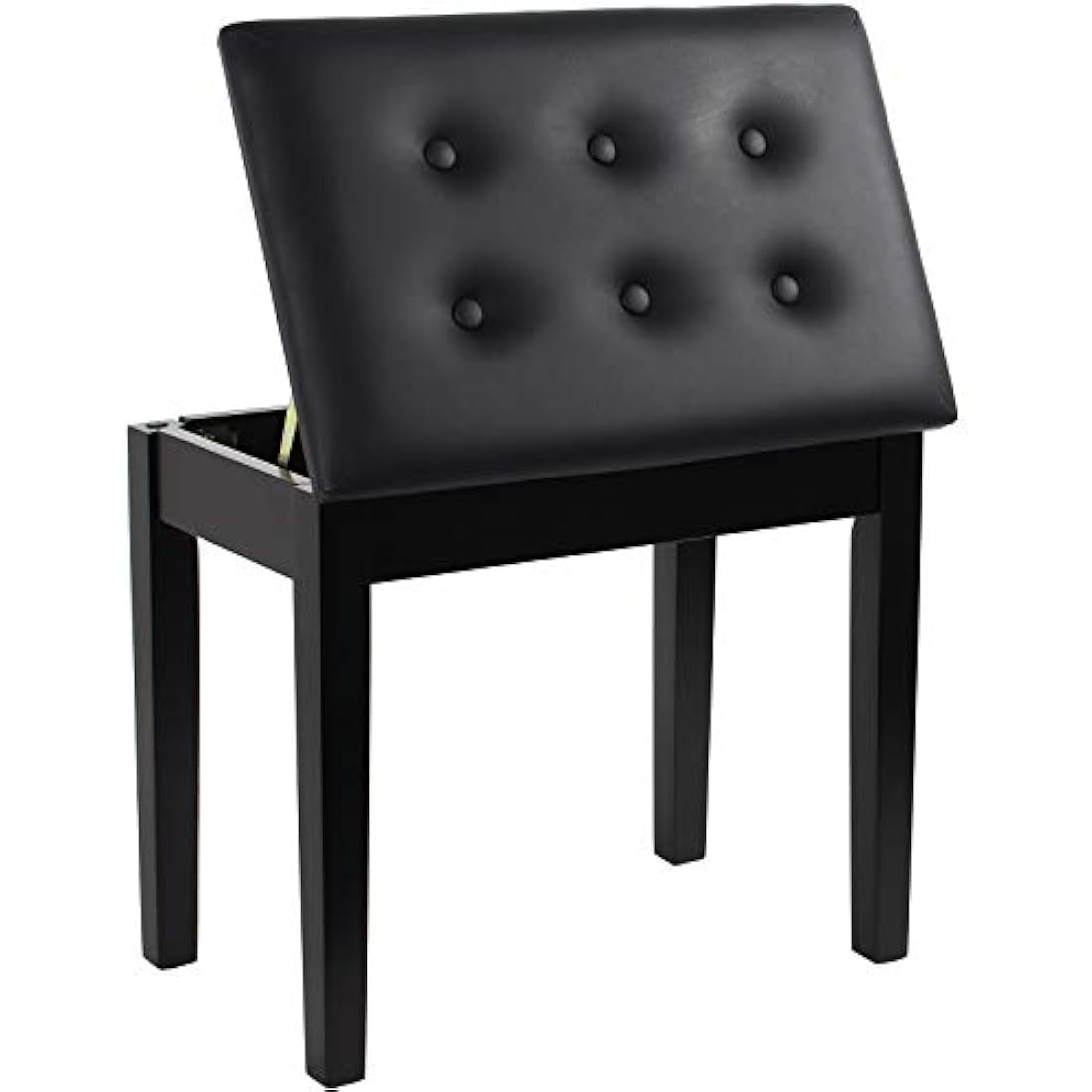 Grandma Shark Piano Stool – Padded Faux Leather Keyboard Bench with Storage