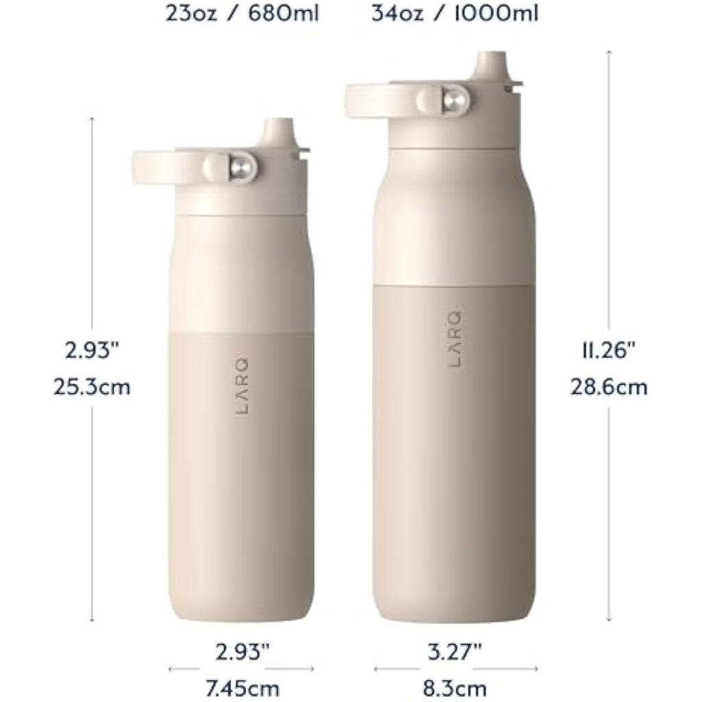 LARQ Swig Top 23oz Insulated Stainless Steel Water Bottle | Mojave Dune