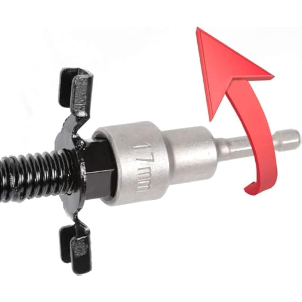 LEADSTAND 2-Ton Scissor Jack Kit with Lug Wrench and Drill Adapter