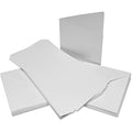 Craft UK White Linen Card and Envelope Pack - 6x6 Inch, 50 Count