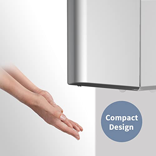 AIKE AK2630S Automatic Hand Dryer | High Speed 1400W Silver ABS