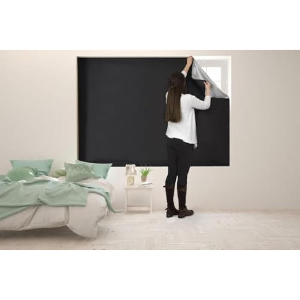 Easynight Blackout Blind – 100% Light Blocking Fabric, 200x145cm