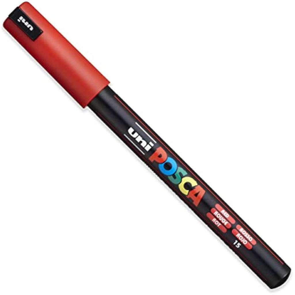 Posca PC-1MR Paint Markers | 0.7mm Ultra Fine Tip | Set of 16 Colors