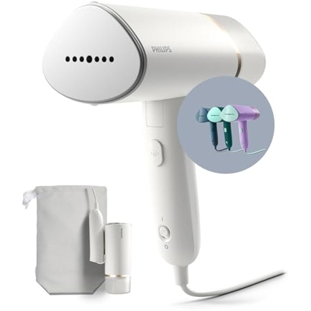 Philips 3000 Series Handheld Steamer | 1000W Foldable Travel Iron