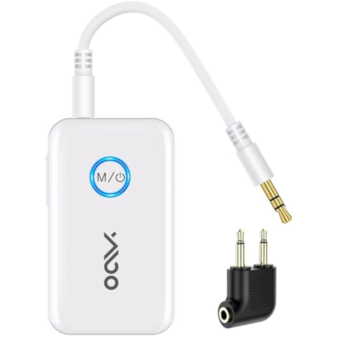 YMOO Bluetooth 5.3 Transmitter Receiver | AptX Low Latency Audio Adapter