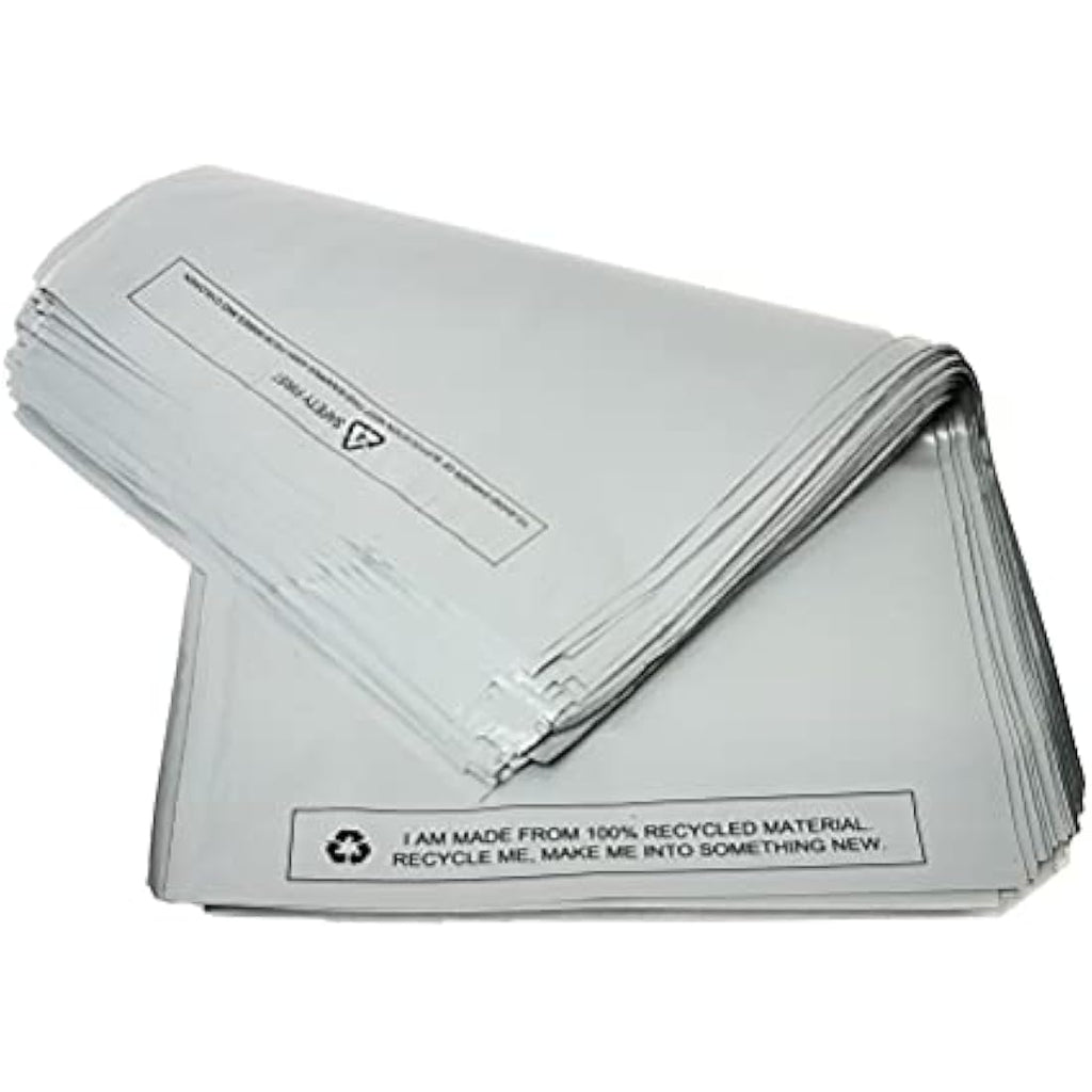 Grey Mailing Bags – 12x16 Waterproof Poly Shipping Mailers