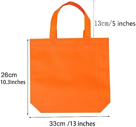 24 Pcs Non-Woven Party Bags – Reusable Gift Totes (6 Colors)
