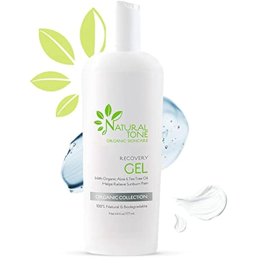 Natural Tone Aloe & Tea Tree Recovery Gel – Soothing Sunburn Relief 177ml