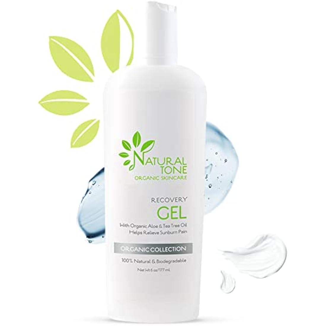 Natural Tone Aloe & Tea Tree Recovery Gel – Soothing Sunburn Relief 177ml