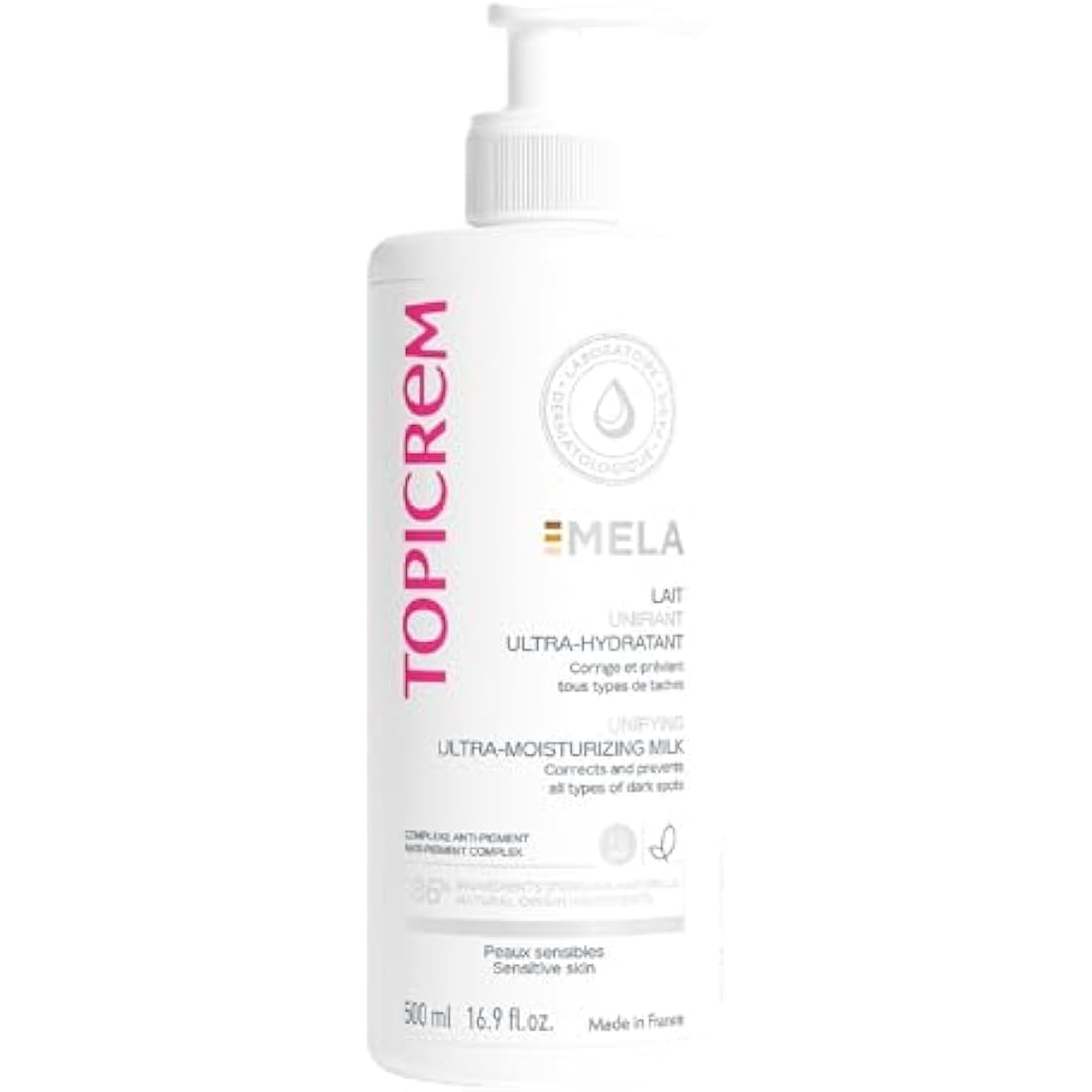 Topicrem Mela Unifying Ultra-Moisturizing Body Milk - Lightening 500ml