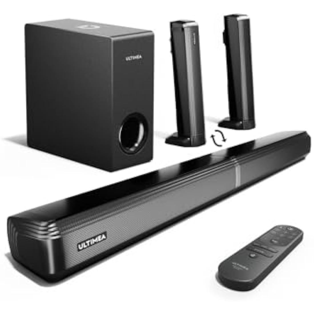 Ultimea Apollo S50 4.1ch Detachable Soundbar with Wired Subwoofer