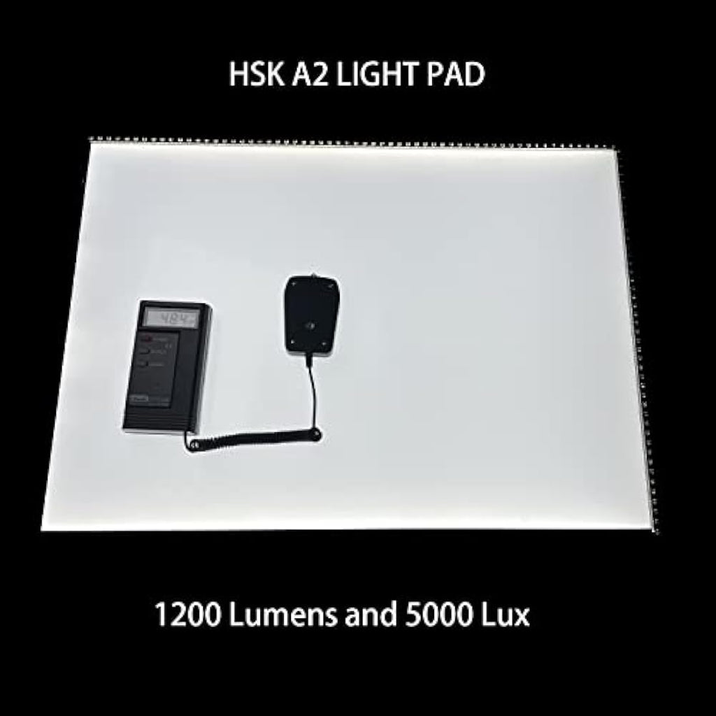 A2 Artist Tracing Light Box – 5500 Lux Dimmable LED Pad