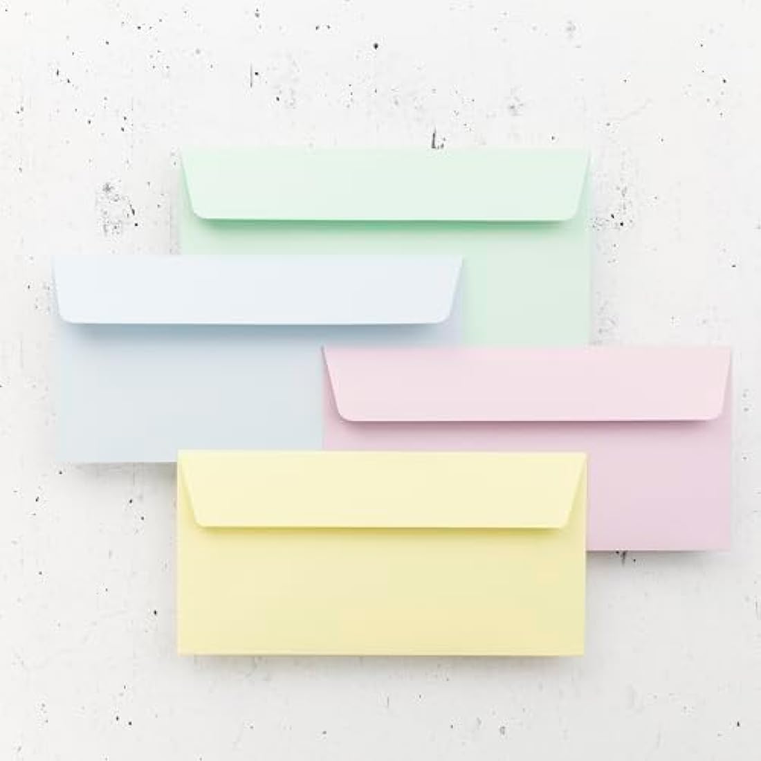 Clairefontaine Pollen Canary Envelopes - DL 120gsm Adhesive Strip (20 Pack)