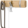 Umbra Flip 3-Hook Wall Mounted Coat Rack – Modern Retractable Hanger