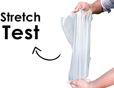 Haya Home 100L Clear Recycling Bags | 40 Heavy Duty Large Bin Liners