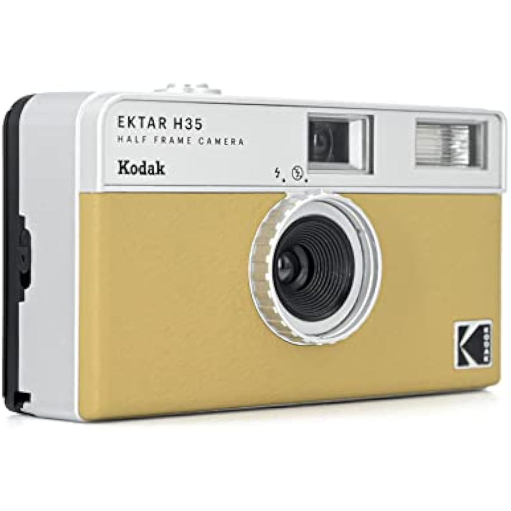 Kodak Ektar H35 Half Frame 35mm Film Camera - Reusable Point-and-Shoot (Sand)
