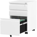 YITAHOME 3-Drawer Mobile File Cabinet | Lockable Steel Under Desk Storage