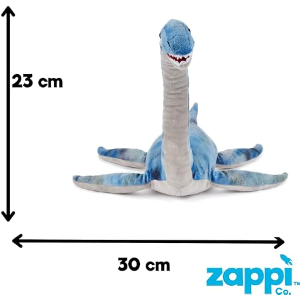 Zappi Co Plesiosaur Dinosaur Plush Toy – Soft Stuffed Animal (40cm)