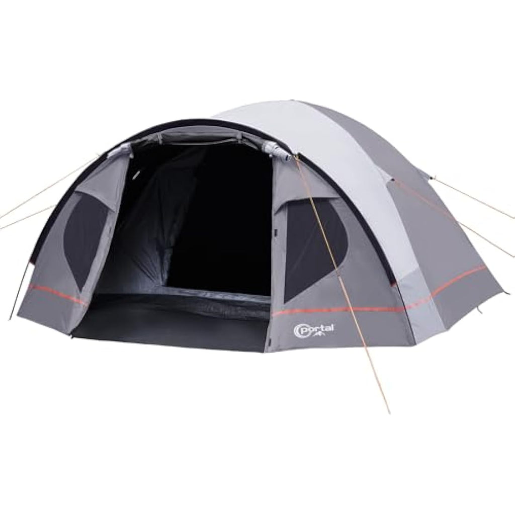 Portal 4-Person Blackout Tent | 4000mm Waterproof Dome with Porch