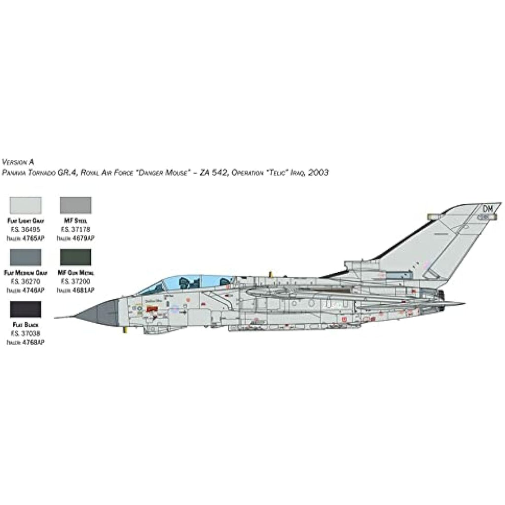 Italeri RAF Tornado GR.4 Military Aviation 1:32 Scale Model Plastic Kit