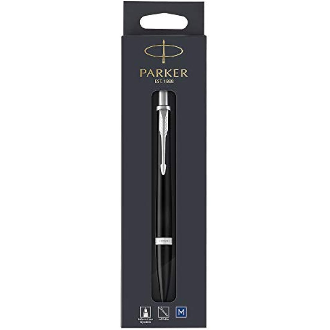 Parker Urban Ballpoint Pen | Muted Black with Chrome Trim, Medium Point