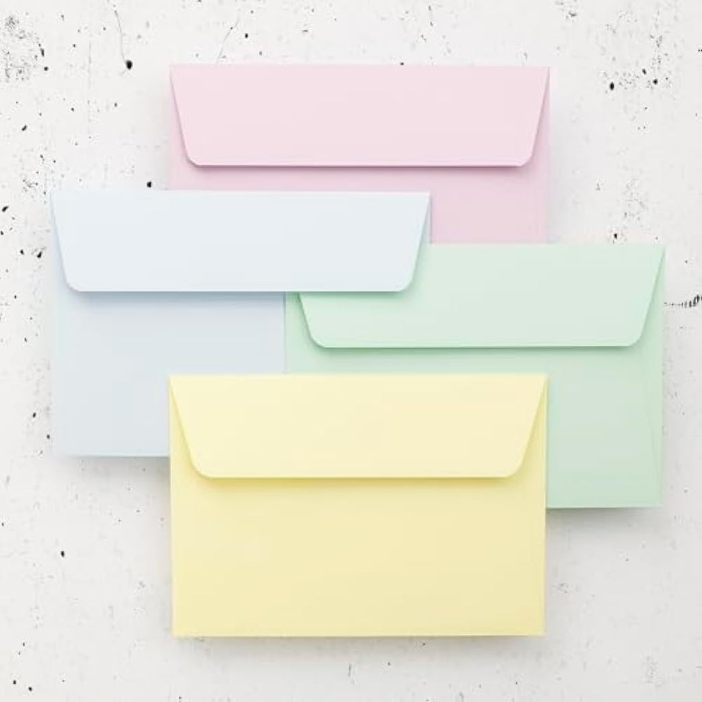 Clairefontaine Pollen C6 Adhesive Envelopes - Canary Yellow (Pack of 20)