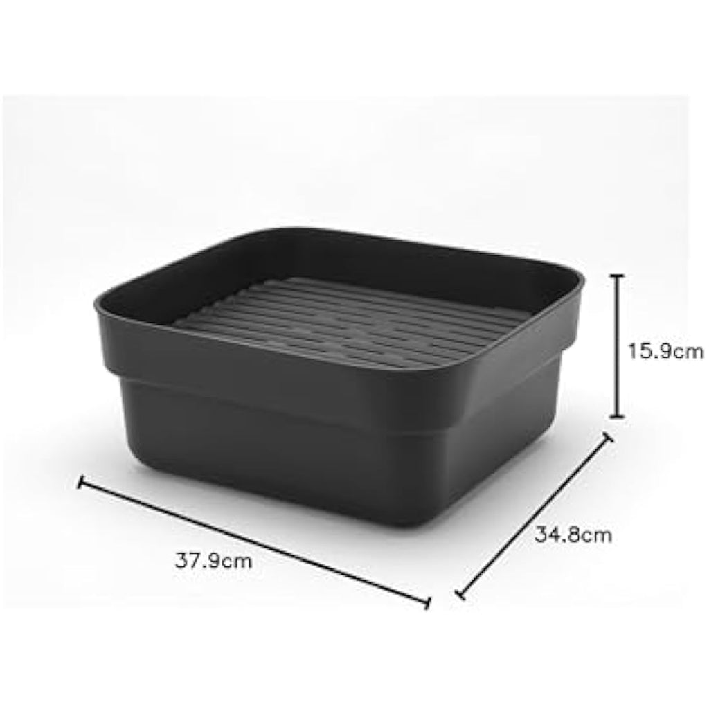 Brabantia Washing Up Bowl with Draining Tray – Dark Grey Sink Basin