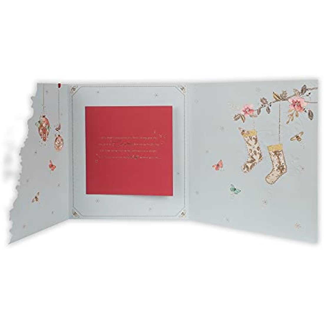 Clintons Luxury Christmas Card for Wife – Large Multi-Colour FSC Card