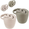 PandaEar Collapsible Silicone Baby Snack Cups | Spill Proof 2 Pack