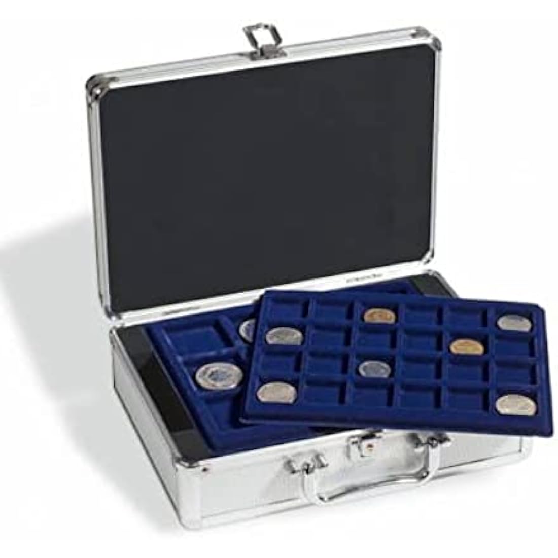 Lighthouse CARGO S6 Coin Case - Lockable Aluminum Box for 112 Coins